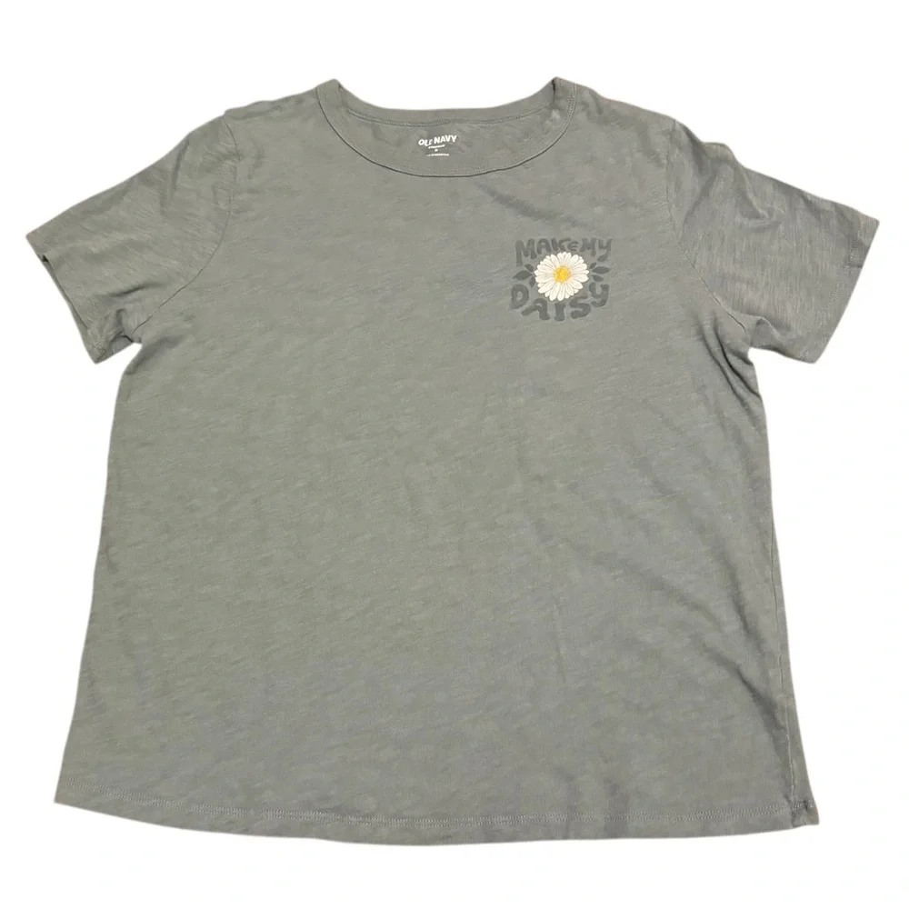 Old Navy Green Graphic T Shirt - Picture 1 of 7